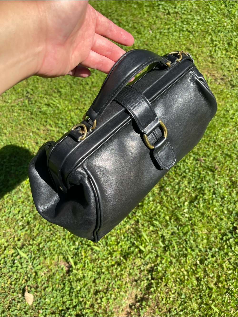 Coach Hudson Leather Bag – Classic Vintage Coach - Picture 5 of 14